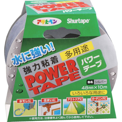 아사히펜 파워 테이프 48mm×10m 실버 602206 1권