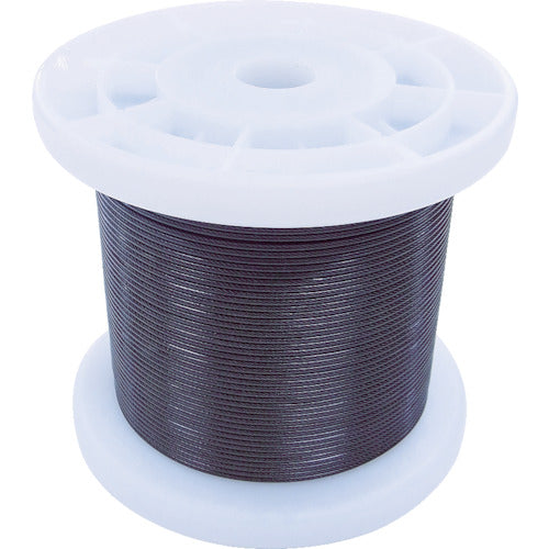 Nissa Chain Black Coated Wire Rope 0.85mm x 100m TSY8V-BK 1 Roll
