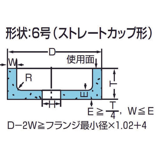 ノリタケ 汎用研削砥石 GC120H緑 125X50X31.75 1000E11480 5 個