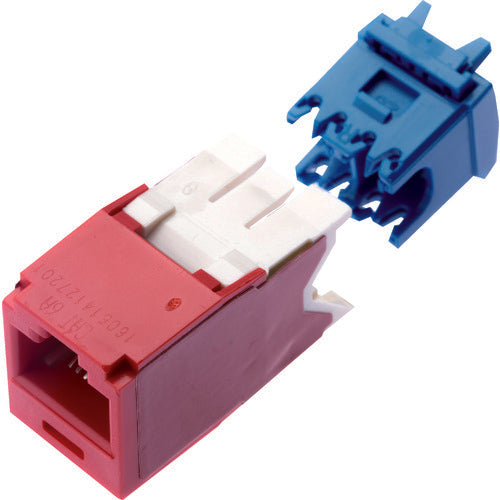 PANDUIT 카테고리 6A 모듈러 잭 레드 CJ6X88TGRD 1 개