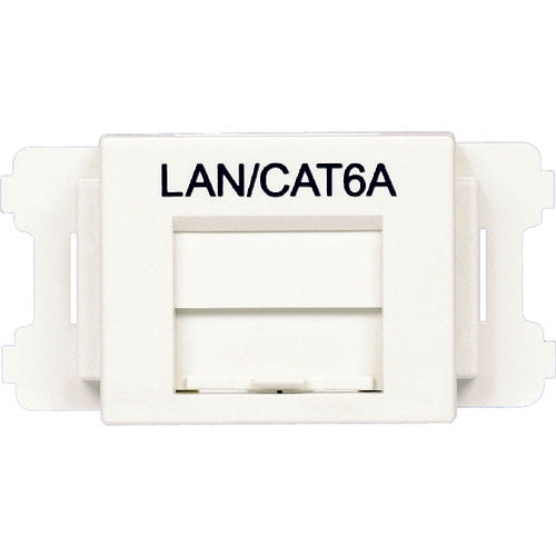 PANDUIT JIS 플레이트용 셔터 부착 어댑터 화이트 LAN・CAT6A(10개입) CMAOSSP6AMW-X 1봉