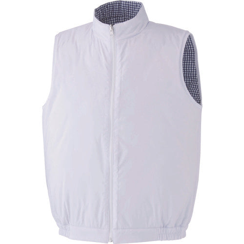 ミドリ安全 食品工場用防寒ベスト リバーシブル M MH3000W-UE-M 1 着