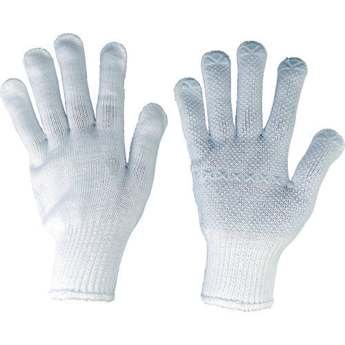 Maruwa Chemical Slip-resistant gloves, Katlon Drive, wooly, white, free size, 23, 1 pair