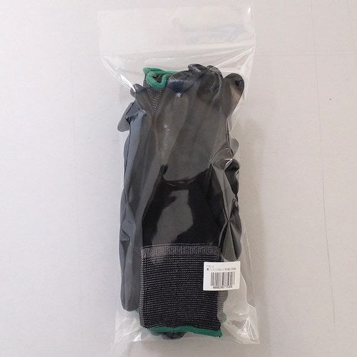 Maruwa Chemical Black Fit Nitrile Coated Gloves 3 Pairs 775-3 1 Pair