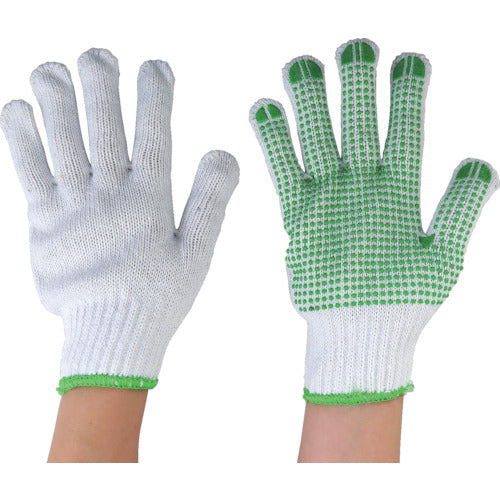 Maruwa Chemical Slip-resistant gloves 12 pairs Green grain M 1012-GM 1 set