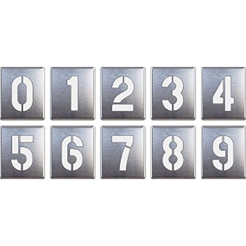 ユニット 吹付け用プレート 0〜9(10枚1組) 819-35A 1 組
