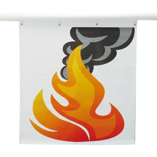 Unit Firefighting Training Target - Flame 831-802 1 sheet