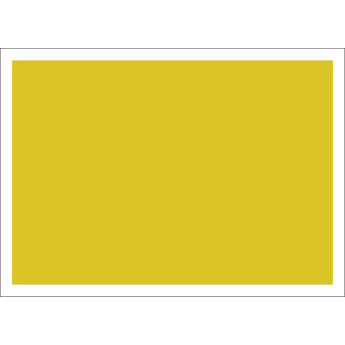 Unit number sticker for back, plain yellow, 831-966, 1 sheet