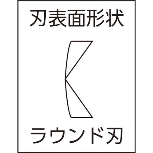 Three Peaks Diagonal Nippers (without holes) 111mm DNP-100 1 piece