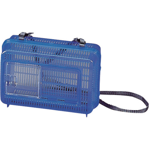 IRIS 361056 벌레 바구니 각형 클리어 블루 KQ-210-CBL 1개