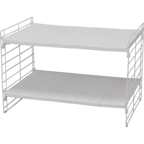 IRIS 246254 シンク下伸縮棚2段 USD−2V ホワイト USD-2V 1 個