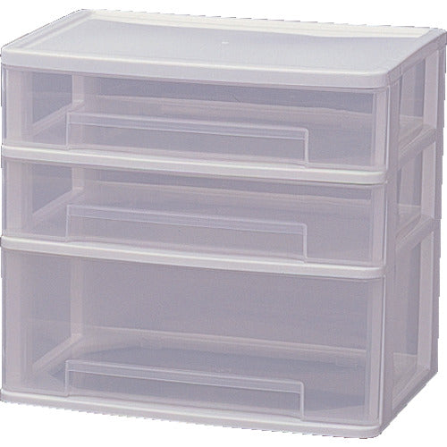 IRIS 218525 ワイドテーブルチェスト WET−421 ホワイト WET-421 1 個