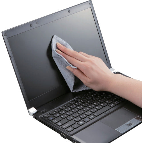 エレコム クリーニング用品 超強力クロス大 グレー 230×200mm KCT-006GY 1 枚