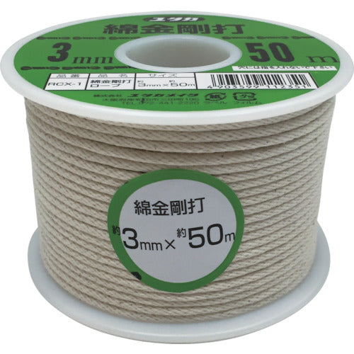 Yutakamake Cotton Kongo-uchi Rope Bobbin-wound 3mm x 50m RCX-1 1 roll