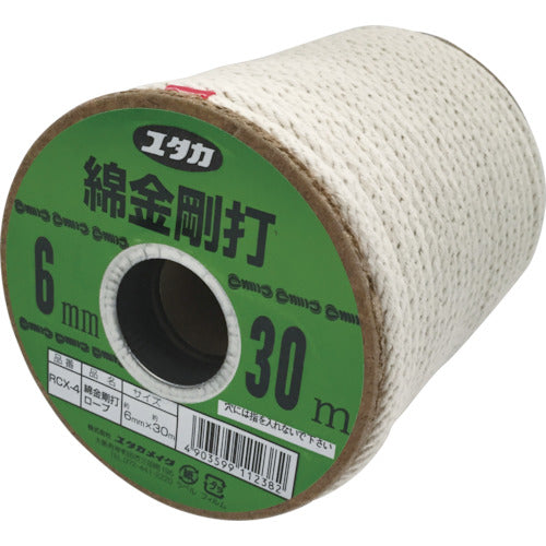 Yutakamake Cotton Kongo-uchi Rope Bobbin-wound 6mm x 30m RCX-4 1 roll