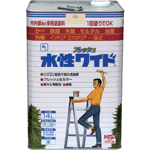 니페 수성 신선한 와이드 14L 아이보리 HTA101-14 4976124024153 1 캔