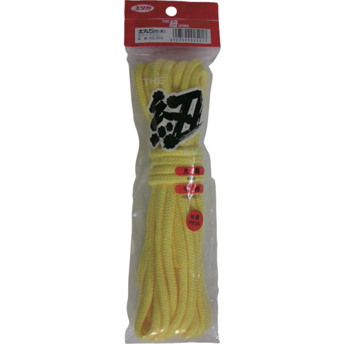 유타 카메이크 끈 더·끈 타이마루 끈 5m 옐로우 AC-202 1권