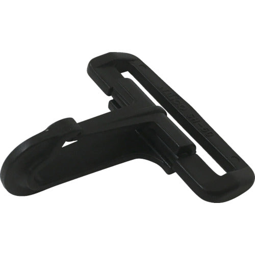 ユタカメイク 結束ベルト 平ベルト金具 PCナスカン A50×L60×B9 ブラック JD-07 1 個