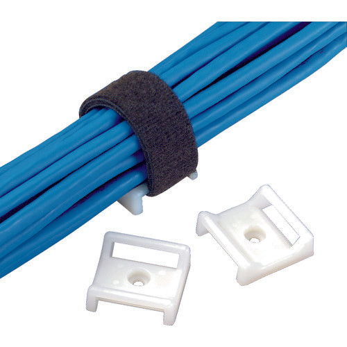 PANDUIT Tie Mount for Tack Ties, M3 Screw Mount, Natural (100 Pieces) ABMT-S6-C 1 Bag