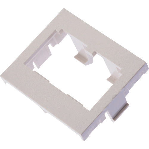 PANDUIT 1/2 size 2 port parallel adapter frame off-white (10 pieces) CHF2IW-X 1 bag