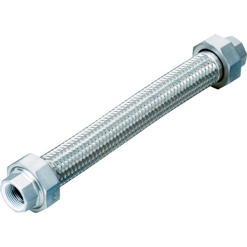 NFK シールコートユニオン式フレキシブルホース(無溶接式) ユニオンSUS304(ALLSUS304) 25A×1000L NK-1100-P/SUS304-25A-1000L 1 本