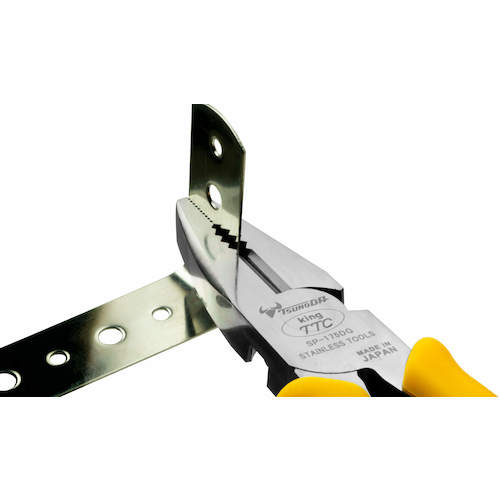 TTC STAINLESS ペンチ エラストマーグリップ SP-175DG 1 丁