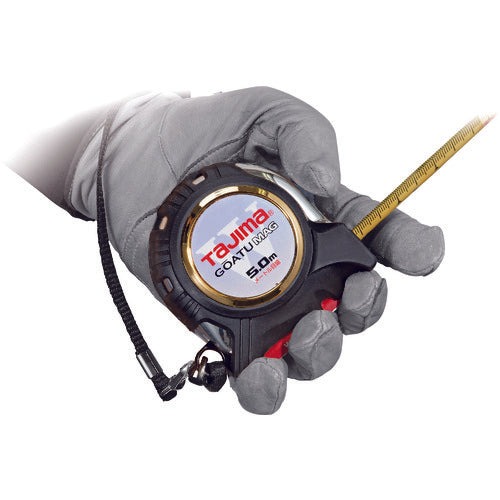 Tajima Thick Safe G-Lock Double Mag 25 5.0m Metric Scale GASFGLWM2550 1 pc