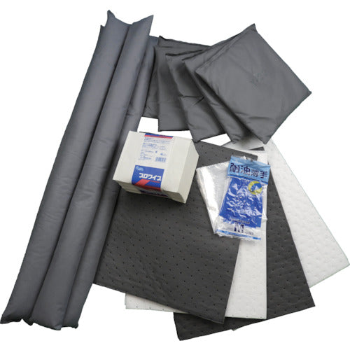 JOHNAN 흡수재 키트 오일 흡수재 아브라톨 긴급 대책 세트 C(리필용) 오일 흡수량 40L CT 1 S