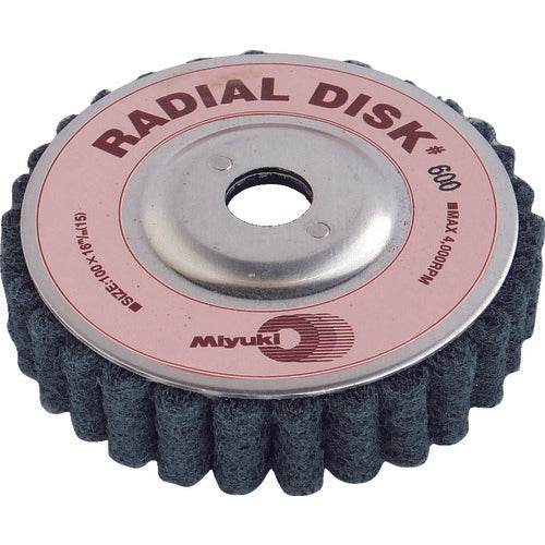 MIYUKI Radial Disc 100X16 600# BR1007 5 pieces