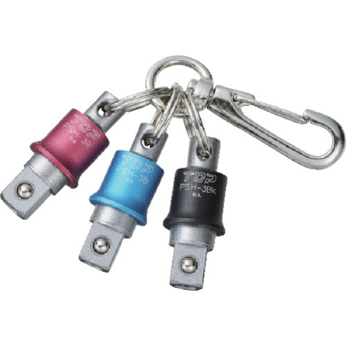TOP Portable impact socket holder, 12.7mm socket, 3-color set, PSH-4BRBKN, 1 piece