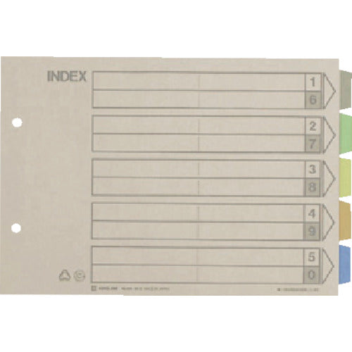 KING JIM 칼라-인덱스 10×278×278mm 906 1 S