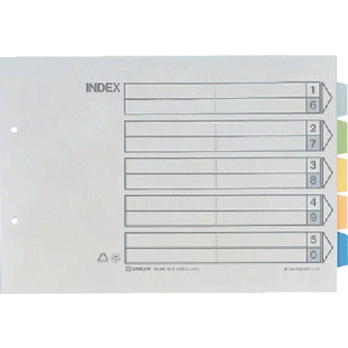 KING JIM カラ−インデックス 315×9×315mm 908 1 S