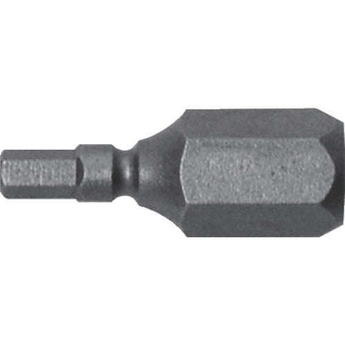 アネックス 溝付超短六角レンチビット1本組 対辺2.5×19 AK-51P-H2.5-19 1 本