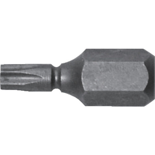Annex Grooved Ultra Short Hex Lobe Bit Set of 1 T15 x 19 (with Hole) AK-51P-T15-19 1 pc