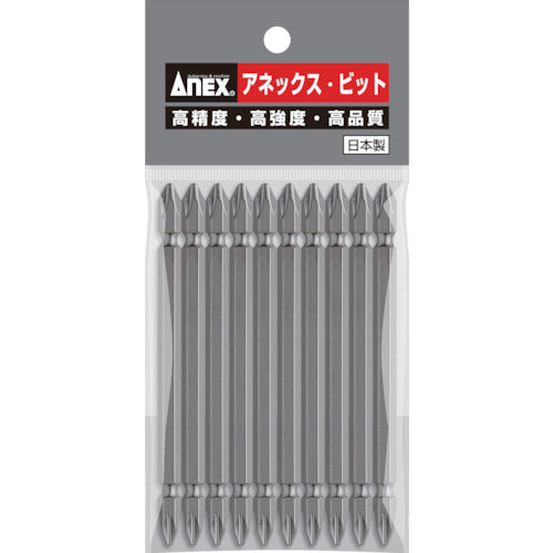 Annex Power Bit 10-piece set, double-headed + 2 x 110 AP-14M-2-110 1 PK
