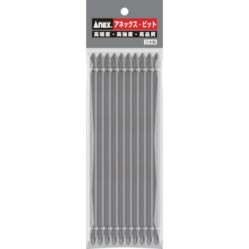 Annex Power Bit 10-piece set, double-headed + 2 x 200 AP-14M-2-200 1 PK