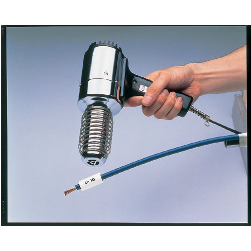 KING JIM 【순정】 “테프라” PRO 테이프 열수축 튜브/흰색 라벨/흑문자 대응 케이블 직경 Φ11mm SU11S 1개