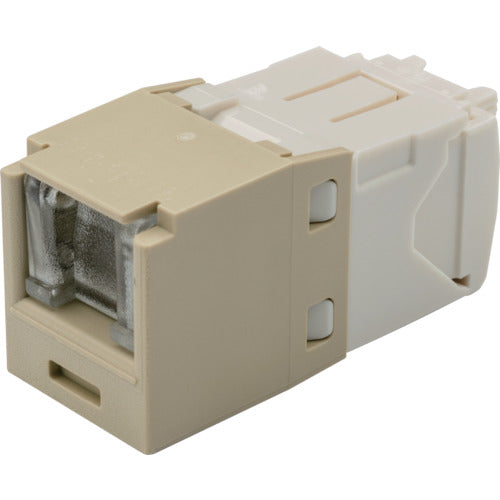 PANDUIT 카테고리 6 셔터 부착 모듈러 잭 아이보리 CJH688TGEI 1개