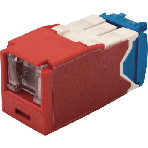 PANDUIT Category 6A Shuttered Modular Jack Red CJH6X88TGRD 1 pc
