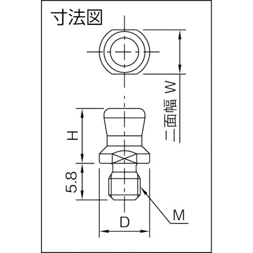 イマオ クランプピン QCPC0834-M5-SUS 1 個