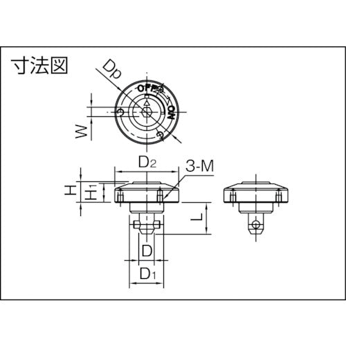 IMAO Thumb Turn Clamper QCTHH0834-20 1 pc