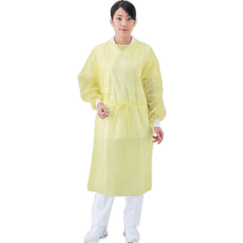 AS Isolation Gown Cool Yellow 50 pieces 8-2269-11 1 box