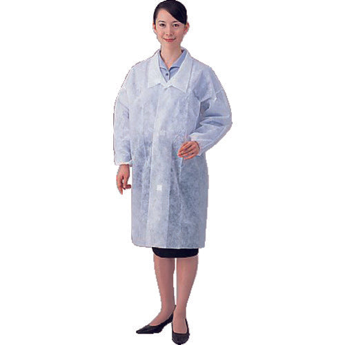 AS ディスポ白衣 L 8-4055-02 1 着