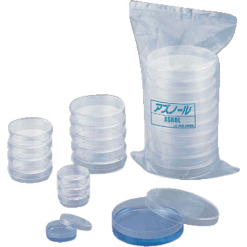 AS Azunol Petri dish φ55×17 500 pieces (10 pieces x 50 packs) 1-8549-02 1 box