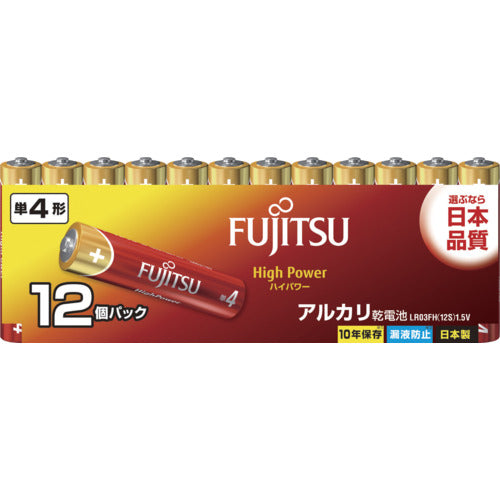 FDK アルカリ単4(12個)HighPower LR03FH(12S) 1 PK