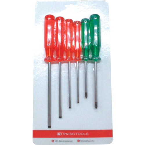 PBスイスツールズ 【売切廃番】ドライバーセット 6本組 1568CN 1 S