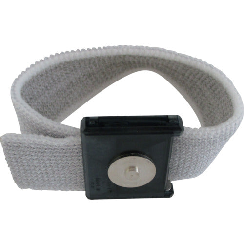 DESCO リストバンド、JEWEL、マグネット嵌合 伸縮性長さ調整機能付き、黒 09183 1 個