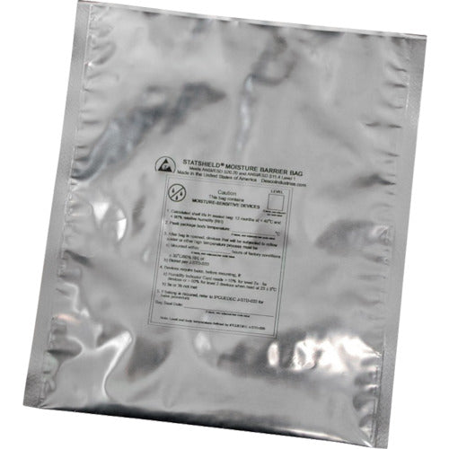 DESCO ESDバッグ、防湿、アルミ箔、IPC/JEDEC、 0.1mm x 356mm x 406mm、入数100 13963 1 PK