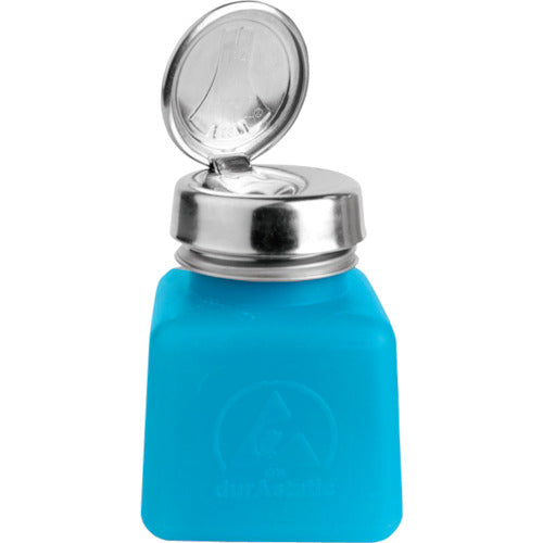 DESCO 静電気拡散性ボトル 青色 ワンタッチ HDPE 120cc 35282 1 個