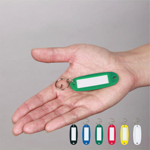 OP Keychain Name Tag Hard Type 10 pieces Green KH-50-10-GN 1 bag